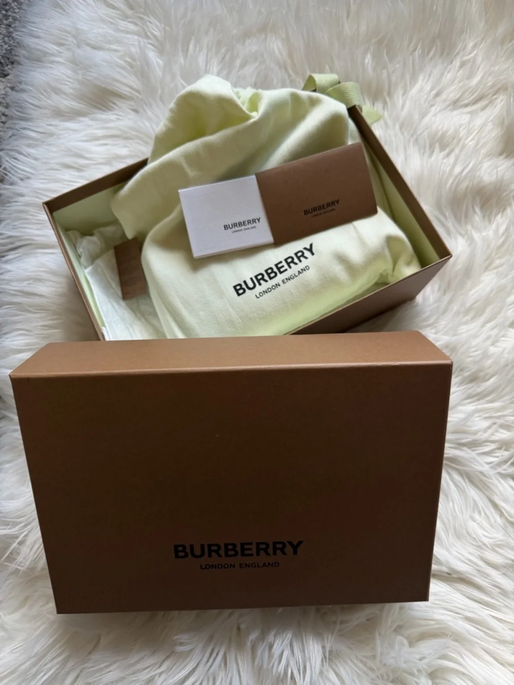 Burberry leather chain cross body bag - Picture 15 of 16